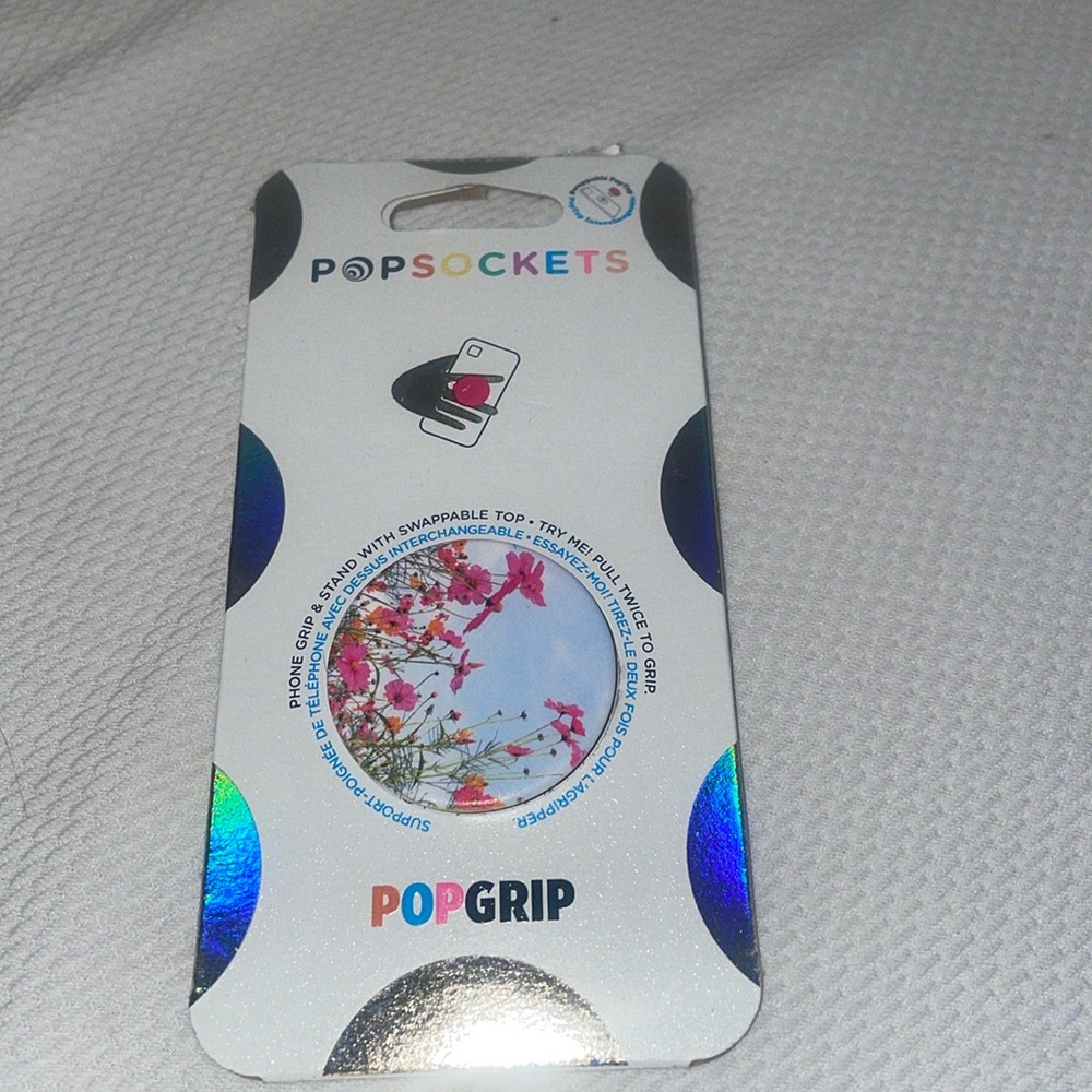 PopSocket PopGrip with Floral Design